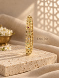 Desi-ish multicolour geometric anti-tarnish kada
