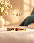 Desi-ish rainbow stone anti-tarnish kada